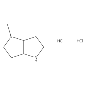 1-Methyloctahydropyrrolo[3,2-b]pyrroledihydrochloride结构式