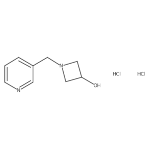 1-(Pyridin-3-ylmethyl)azetidin-3-ol dihydrochloride Structure