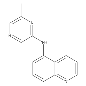 N-(6-methylpyrazin-2-yl)quinolin-5-amine Structure