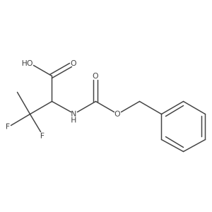 2-{[(Benzyloxy)carbonyl]amino}-3,3-difluorobutanoic acid Structure
