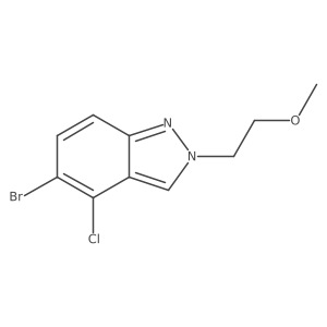 5-Bromo-4-chloro-2-(2-methoxyethyl)-2H-indazole Structure