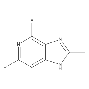 4,6-Difluoro-2-methyl-1H-imidazo[4,5-c]pyridine Structure