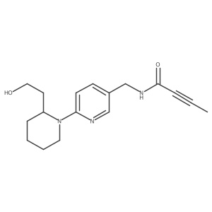 N-[[6-[2-(2-Hydroxyethyl)piperidin-1-yl]pyridin-3-yl]methyl]but-2-ynamide Structure
