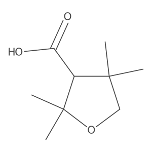 2,2,4,4-Tetramethyloxolane-3-carboxylicacid Structure