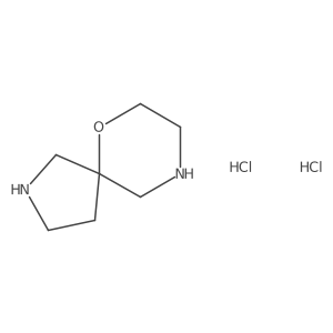 6-Oxa-2,9-diazaspiro[4.5]decane dihydrochloride Structure