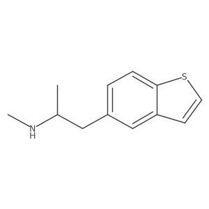[(2R)-1-(1-benzothiophen-5-yl)propan-2-yl](methyl)amine结构式