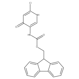 (9H-fluoren-9-yl)methyl N-(6-chloro-4-hydroxypyridin-3-yl)carbamate结构式