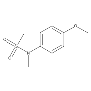 N-(4-Methoxyphenyl)-N-methylmethanesulfonamide结构式