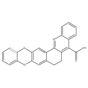 6,7-Dihydrothianthreno[2,3-c]acridine-5-carboxylic acid Structure