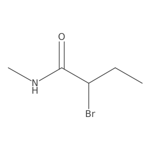 2-bromo-N-methylbutanamide结构式