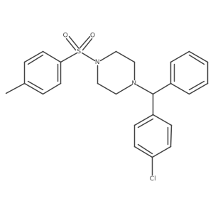 1-[(4-Chlorophenyl)(phenyl)methyl]-4-[(4-methylphenyl)sulfonyl]piperazine Structure