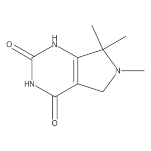 6,7,7-trimethyl-1H,2H,3H,4H,5H,6H,7H-pyrrolo[3,4-d]pyrimidine-2,4-dione Structure