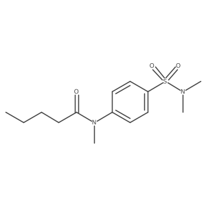 N-[4-(dimethylsulfamoyl)phenyl]-N-methylpentanamide Structure
