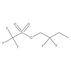 2,2-Difluorobutyl trifluoromethanesulfonate Structure