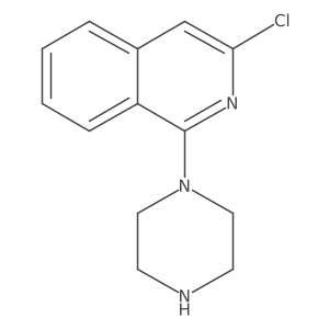 3-Chloro-1-(piperazinyl)-1-ylisoquinoline结构式
