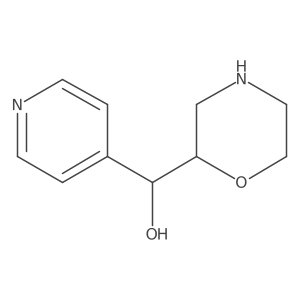 Morpholin-2-YL(pyridin-4-YL)methanol结构式