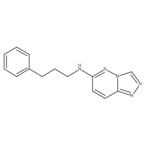N-(3-phenylpropyl)[1,2,4]triazolo[4,3-b]pyridazin-6-amine Structure