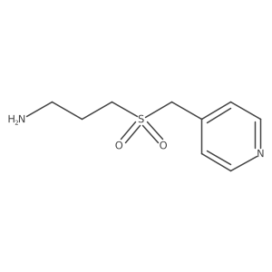 3-[(4-Pyridinylmethyl)sulfonyl]-1-propanamine结构式