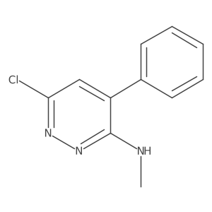 6-chloro-N-methyl-4-phenylpyridazin-3-amine Structure