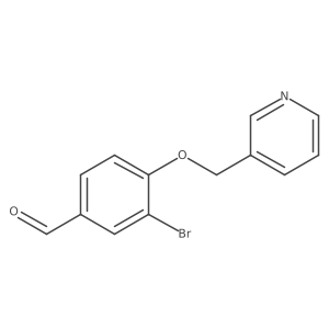 3-Bromo-4-(pyridin-3-ylmethoxy)benzaldehyde结构式