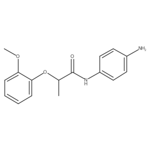 N-(4-Aminophenyl)-2-(2-methoxyphenoxy)propanamide Structure