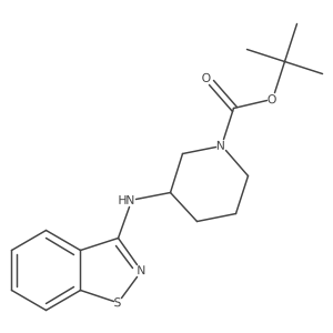 (R)-tert-butyl 3-(benzo[d]isothiazol-3-ylamino)piperidine-1-carboxylate Structure