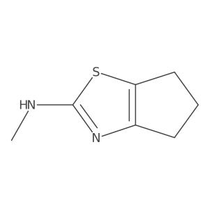 N-Methyl-5,6-dihydro-4H-cyclopenta[d]thiazol-2-amine Structure