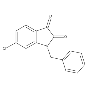 1-Benzyl-6-chloroindoline-2,3-dione结构式