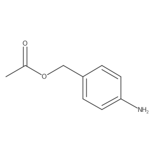 Benzenemethanol, 4-amino-, 1-acetate Structure