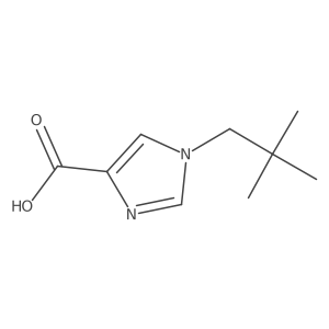 1-neopentyl-1H-imidazole-4-carboxylic acid Structure
