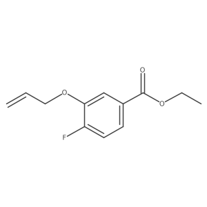 3-allyloxy-4-fluoro-benzoic Acid Ethyl Ester Structure