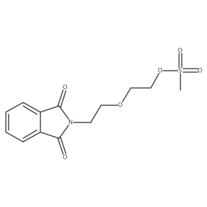 2-(2-(1,3-Dioxoisoindolin-2-yl)ethoxy)ethyl methanesulfonate Structure