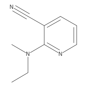 2-[Ethyl(methyl)amino]nicotinonitrile结构式