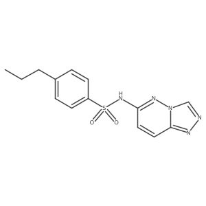 4-propyl-N-[1,2,4]triazolo[4,3-b]pyridazin-6-ylbenzenesulfonamide Structure