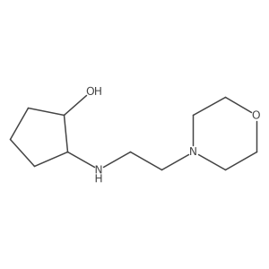 2-((2-Morpholinoethyl)amino)cyclopentan-1-ol结构式