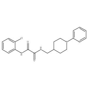 N1-(2-chlorophenyl)-N2-((1-(pyridin-2-yl)piperidin-4-yl)methyl)oxalamide Structure