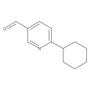 6-Cyclohexylnicotinaldehyde结构式