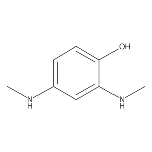 2,4-Bis(methylamino)phenol Structure