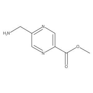 Methyl 5-(aminomethyl)pyrazine-2-carboxylate Structure