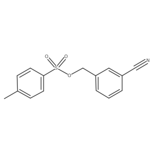 (3-Cyanophenyl)methyl 4-methylbenzene-1-sulfonate结构式