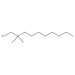 1-Bromo-2,2-difluorodecane结构式