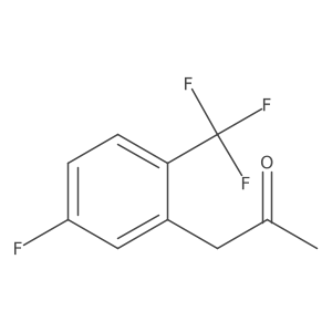 1-(5-Fluoro-2-(trifluoromethyl)phenyl)propan-2-one Structure