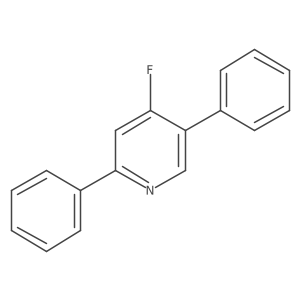 4-Fluoro-2,5-diphenylpyridine结构式