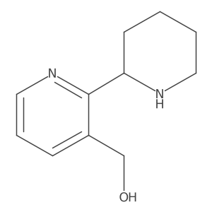 (2-(Piperidin-2-yl)pyridin-3-yl)methanol结构式