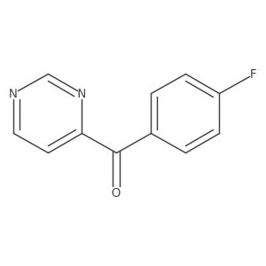 (4-Fluorophenyl)-4-pyrimidinylmethanone Structure