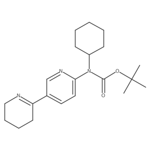 tert-Butyl cyclohexyl(3,4,5,6-tetrahydro-[2,3'-bipyridin]-6'-yl)carbamate Structure