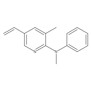 N,3-Dimethyl-N-phenyl-5-vinylpyridin-2-amine结构式