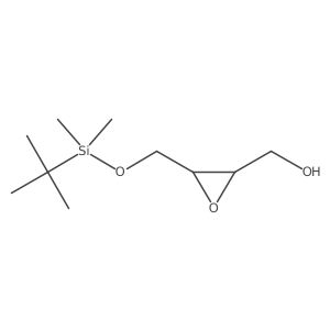 [(2R,3S)-3-{[(tert-butyldimethylsilyl)oxy]methyl}oxiran-2-yl]methanol Structure