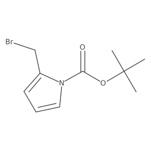 tert-Butyl 2-(bromomethyl)-1H-pyrrole-1-carboxylate结构式