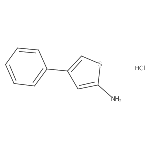 4-Phenylthiophen-2-aminehydrochloride Structure